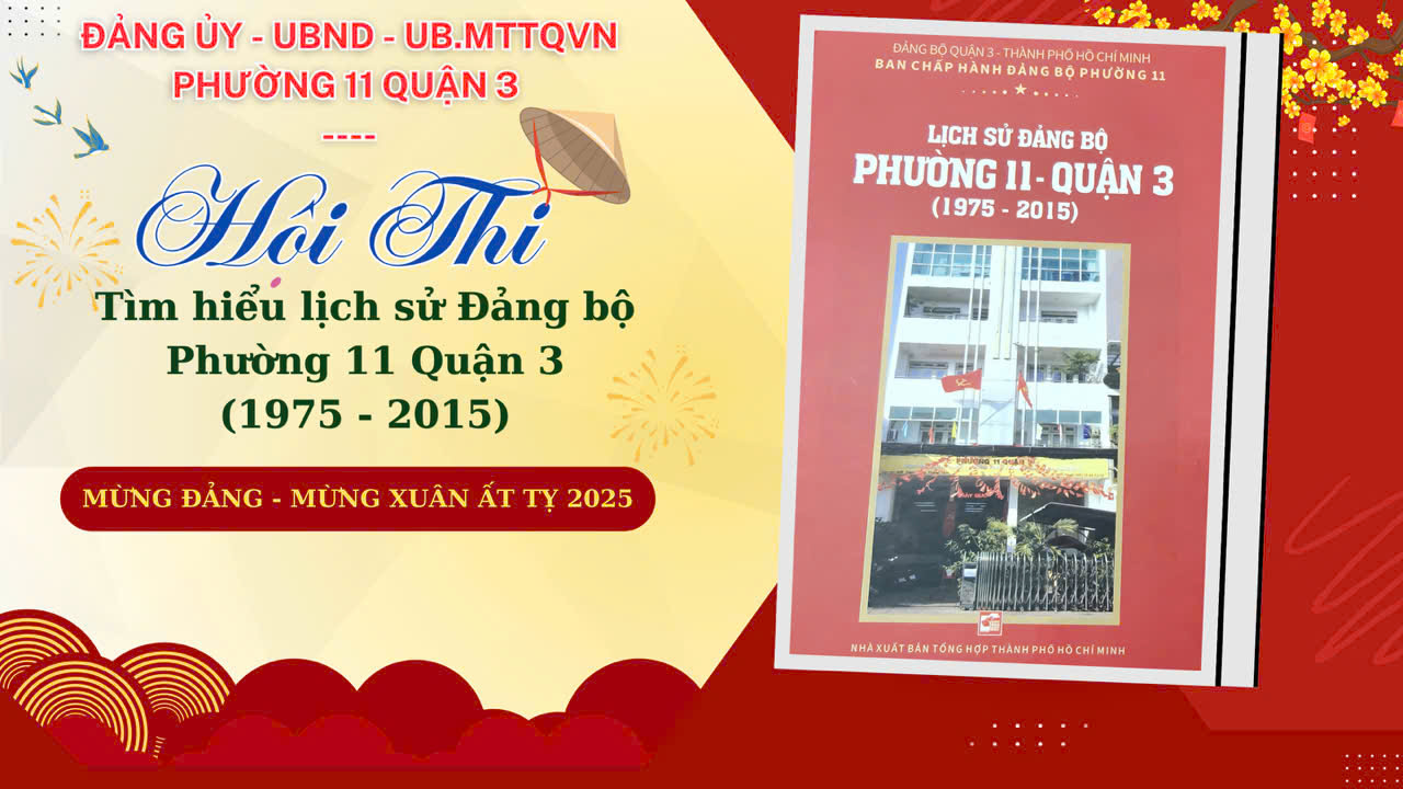 Cuộc Thi Tìm Hiểu Lịch Sử Đảng Bộ Phường 11