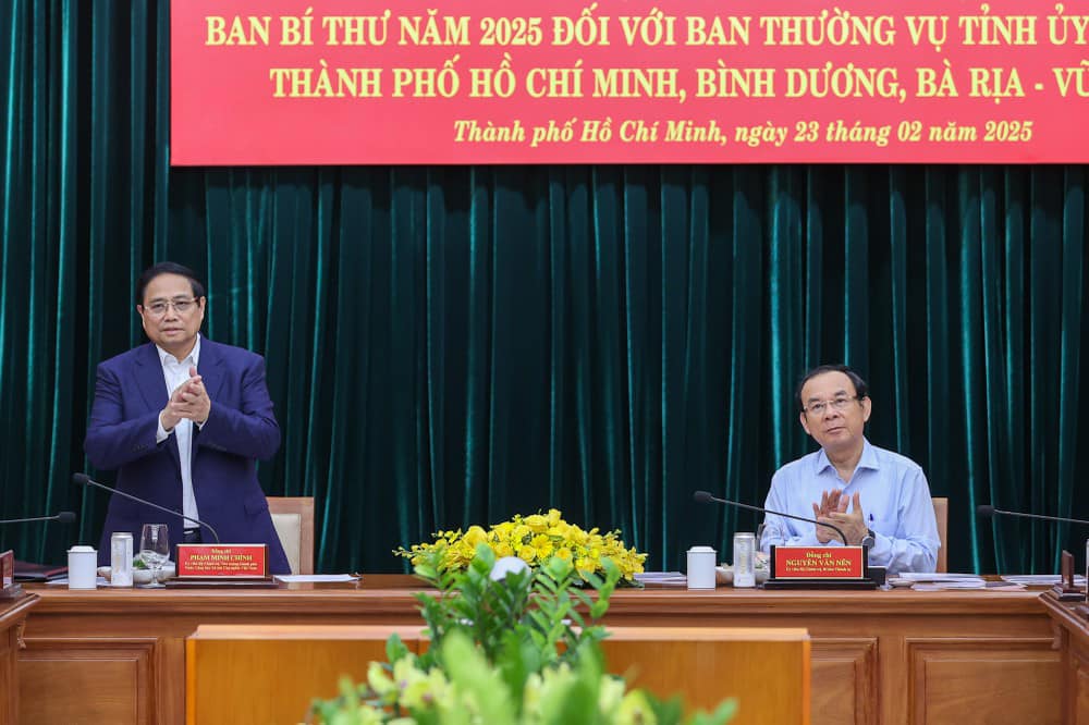 CÔNG BỐ QUYẾT ĐỊNH KIỂM TRA NĂM 2025 CỦA BỘ CHÍNH TRỊ, BAN BÍ THƯ VỚI TP.HCM, BÌNH DƯƠNG, BÀ RỊA-VŨNG TÀU