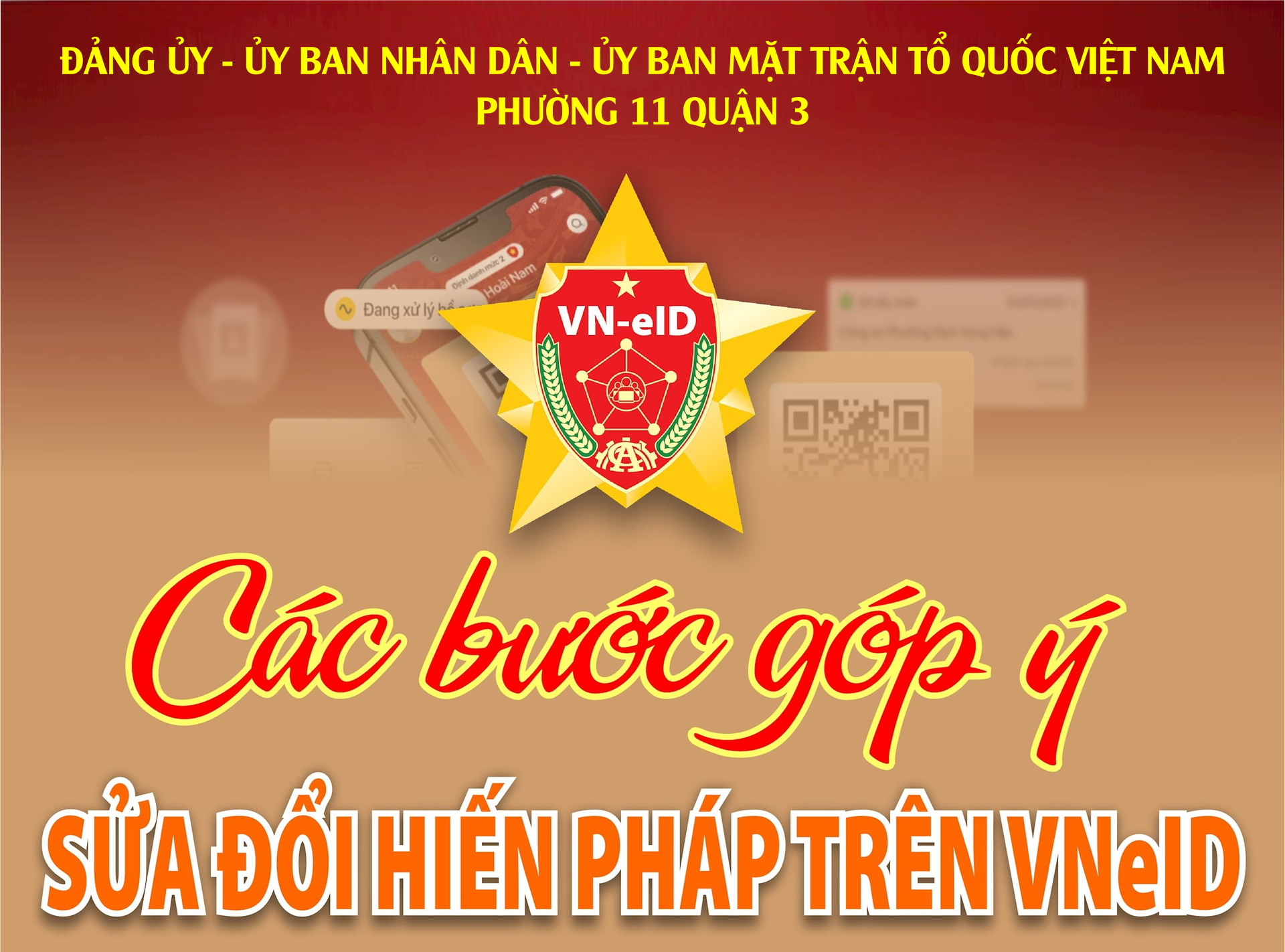 4 bước để góp ý sửa đổi Hiến pháp trên VNeID